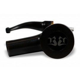 Cachimbo Bertoldi BB Liso Preto com Filtro Permanente